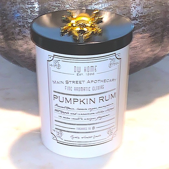 DW Home Other - DW HOME CANDLE PUMPKIN RUM APOTHECARY 1 WICK 8.8 oz RICHLY SCENTED NEW